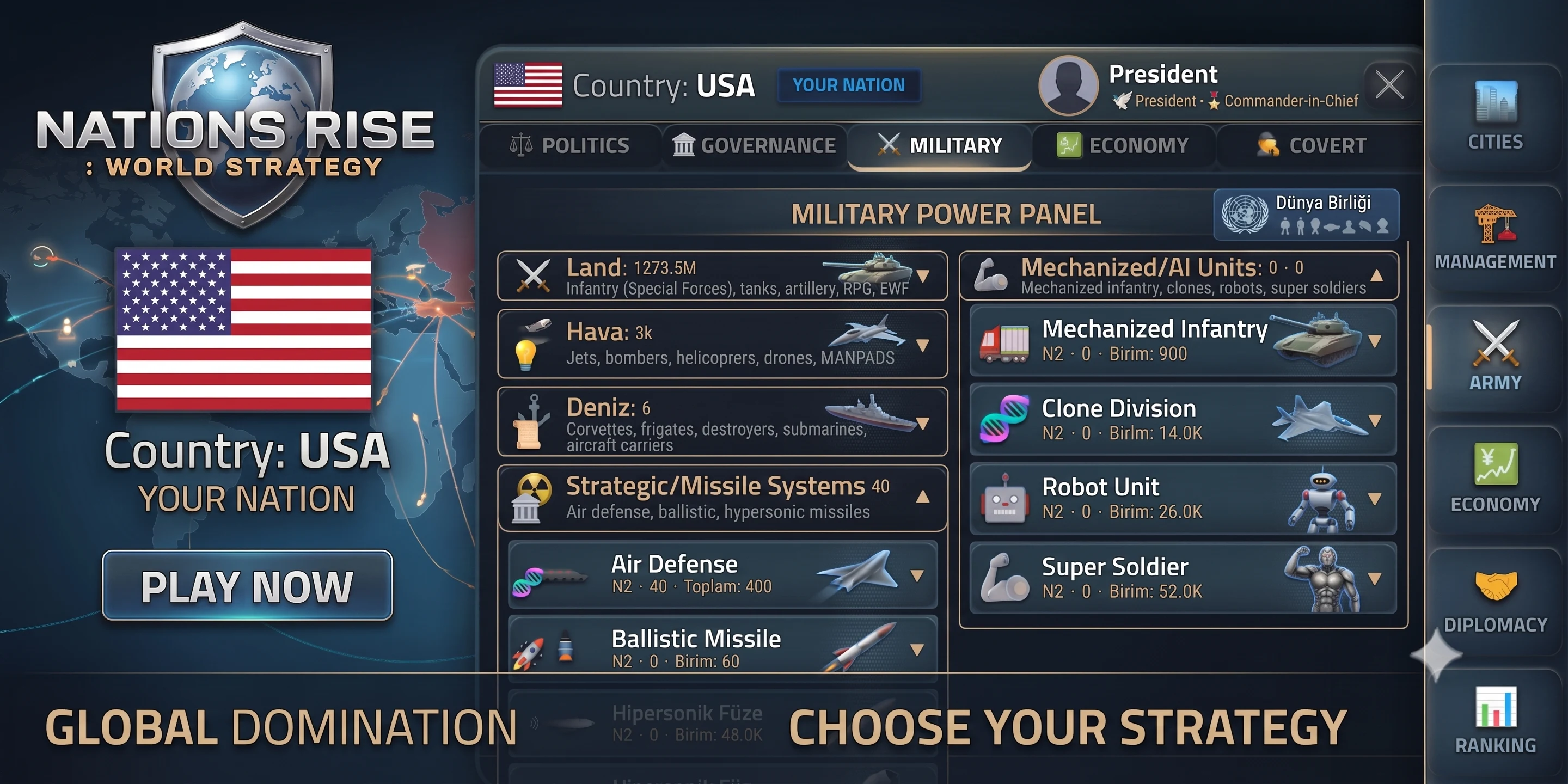 Nations Rise: World Strategy screenshot