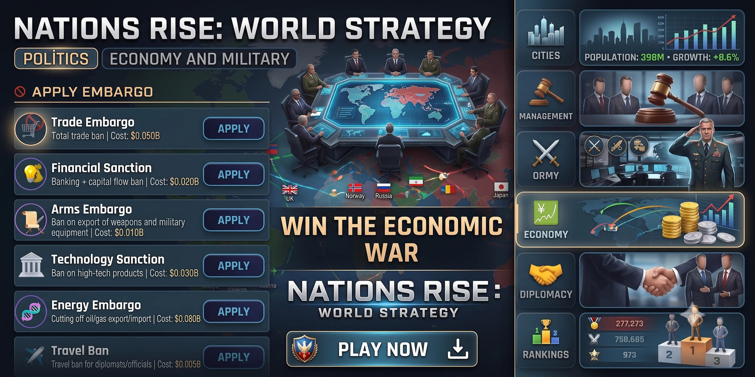 Nations Rise: World Strategy screenshot